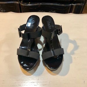 Charles by Charles David black wedge